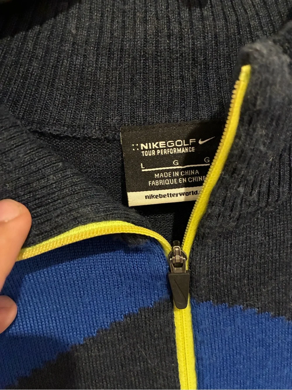Nike Golf Sweater Quarter Zip